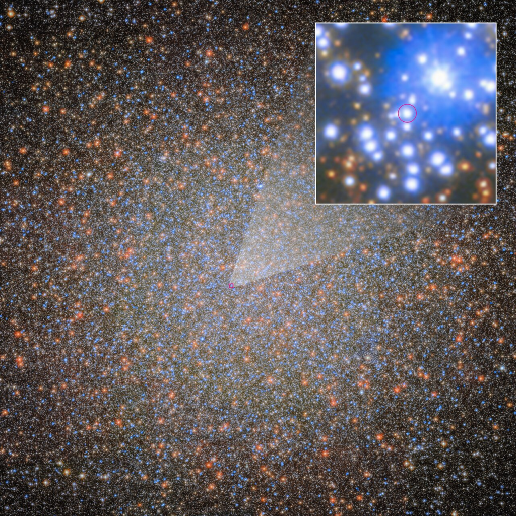 Black Hole in Omega Centauri