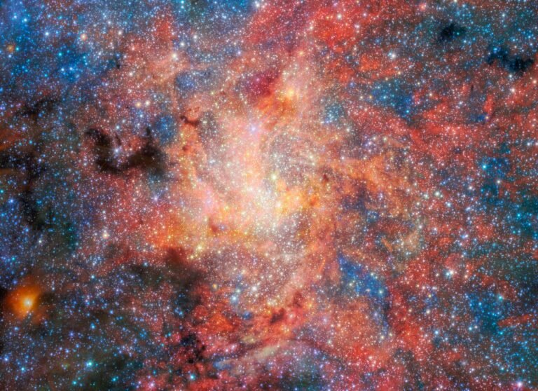 James Webb Space Telescope NIRCam and MIRI image of the evolved star IRS 3 and its surrounding field near the Milky Way's galactic center